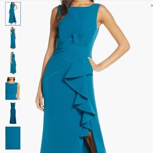 Eliza J Ruffle Detail Gown, size 16